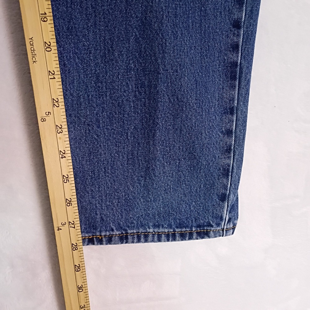 Levis 550 Relaxed Fit Tapered Leg Blue Denim Jeans Mens 38x29 Medium Wash - Picture 9 of 16